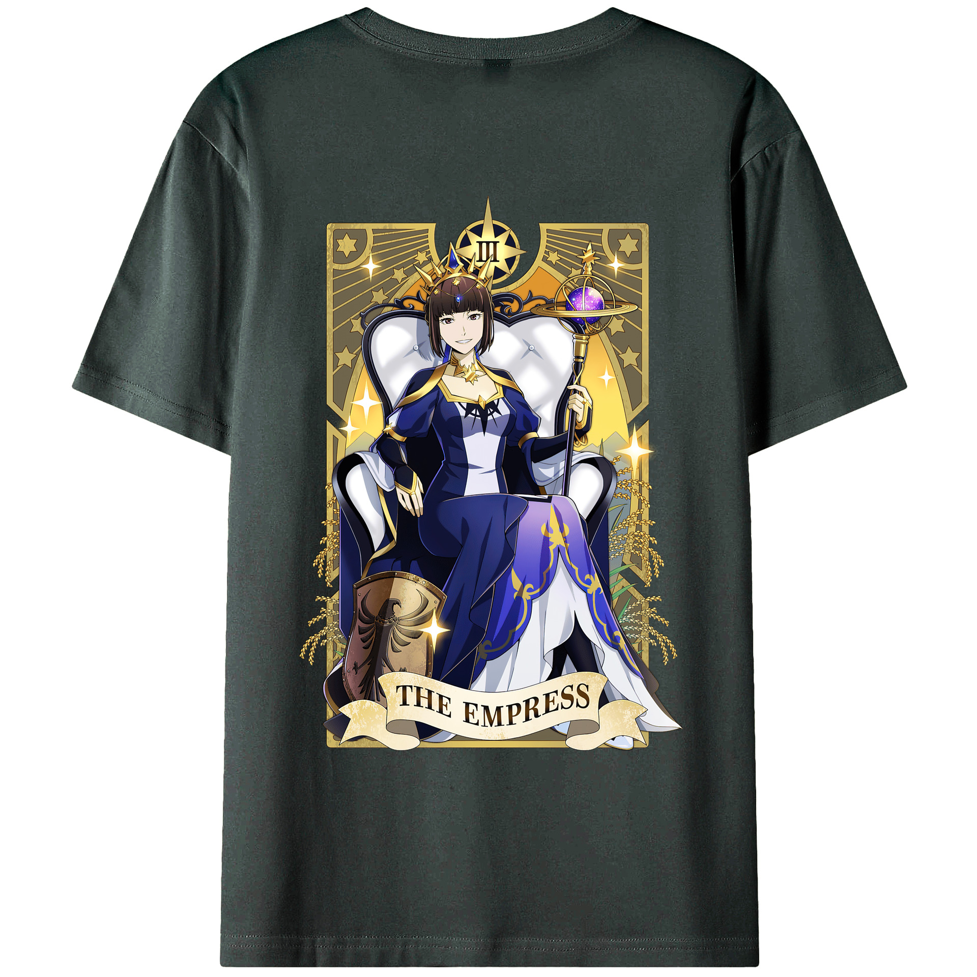 （画像用） 文豪ストレイドッグス Bungo Stray Dogs 綿100％ メンズ半袖Tシャツ（バックプリント） 通気性